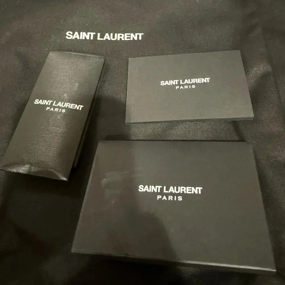 YSL YVES SAINT LAURENT NIB Nuit 105 Crepe Satin Sandals Heels Stilettos 38.5 - Picture 13 of 14